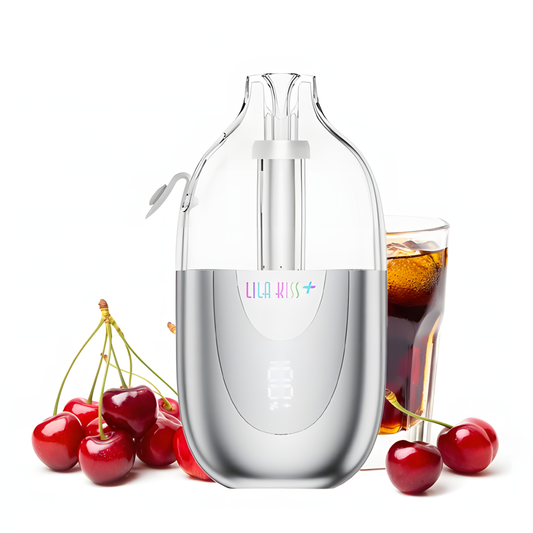 JNR Lila Kiss+ 46K Cola Cerise Pétillant rechargeable avec écran LED 20mg