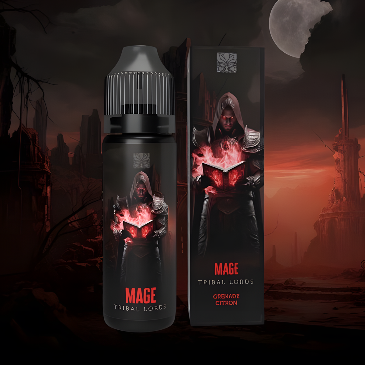 Flacon E-Liquide Mage Tribal Lords Grenade et Citron 50ML