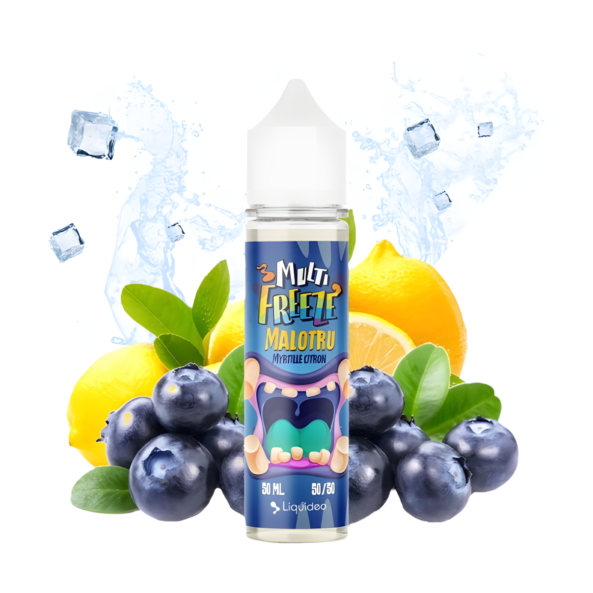 E-liquide Malotru Myrtille Citron Multifreeze 50 ml Liquideo 🇫🇷