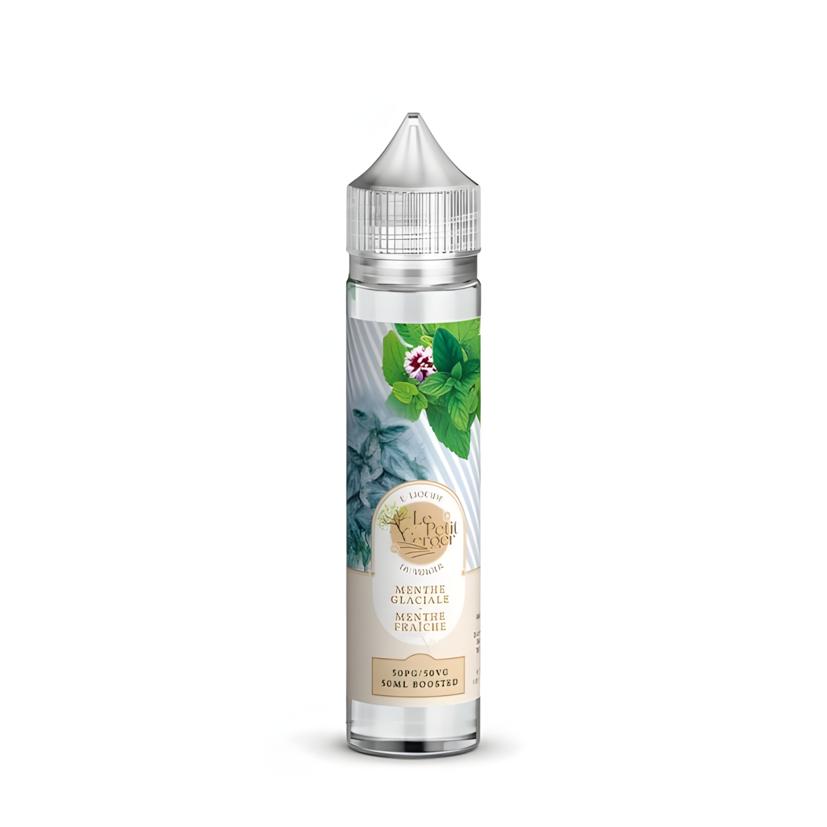 Flacon e-liquide 50 ML Menthe Glaciale Menthe Fraîche – Le Petit Verger
