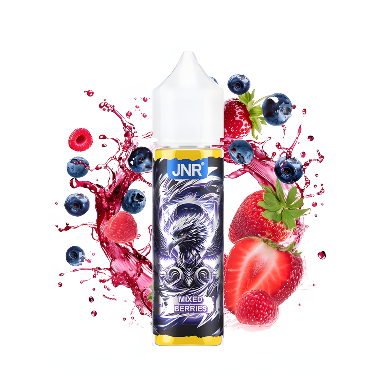 E-liquide JNR Mixed Berries 50ml fraise framboise myrtille mûre sans nicotine