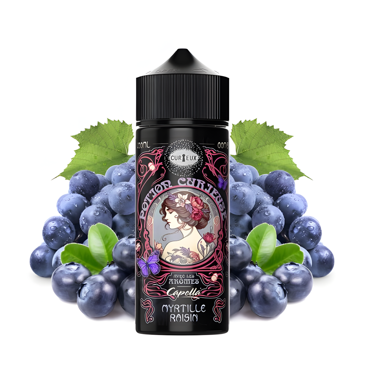 e-liquide myrtille raisin 100ml les potions curieuses