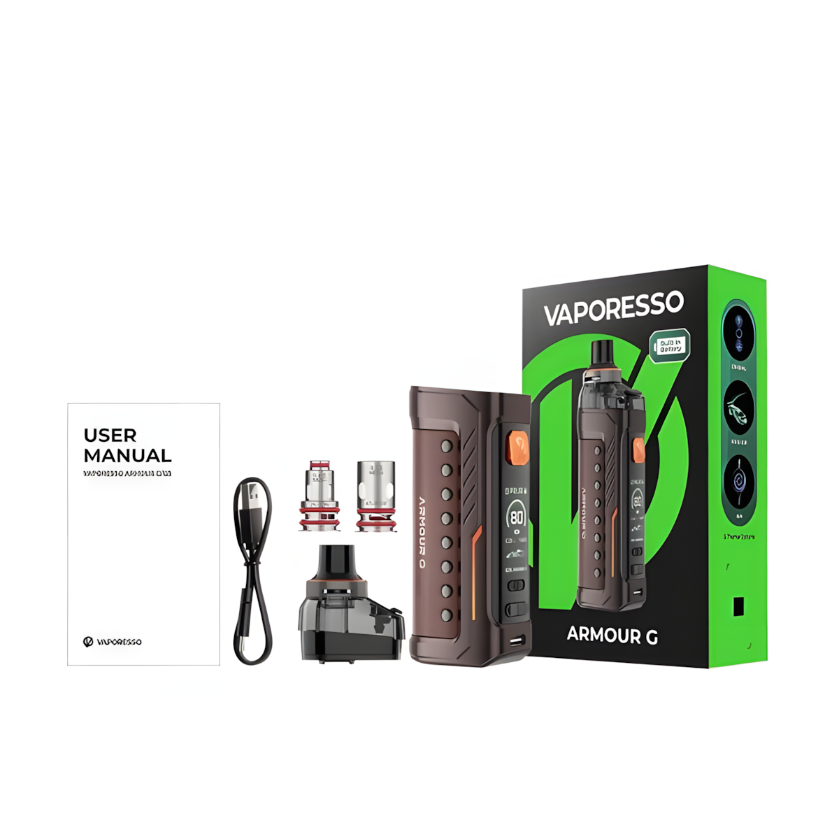 Pod Vaporesso Armour G 3000mAh cartouche 5ml coloris rose