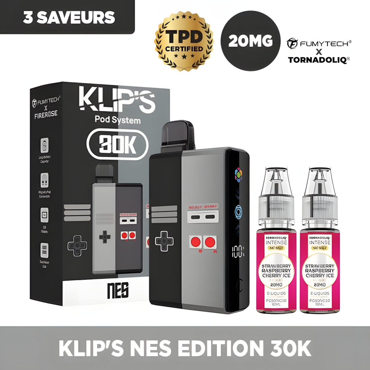 Pack vape 30 000 bouffées MTL performance