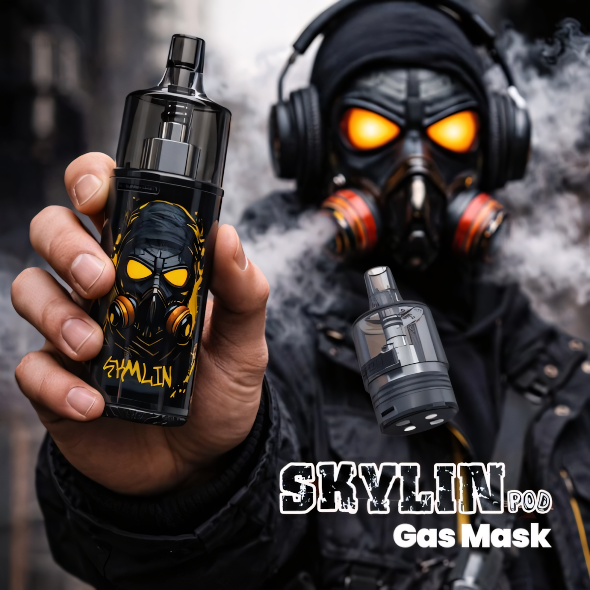 Pod Tornado Skylin Gobar design Gas Mask