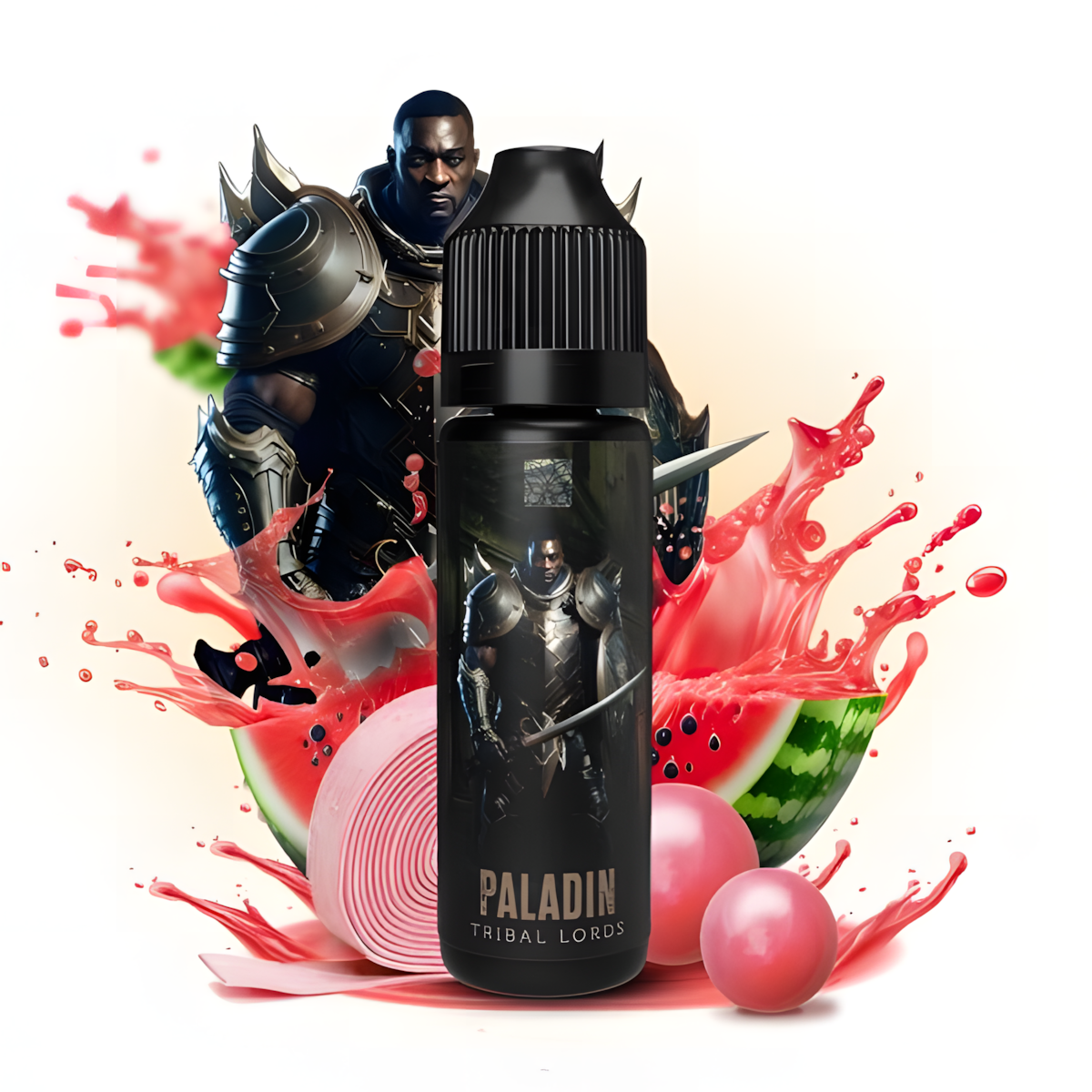 E-liquide Paladin 50ml Tribal Lords saveur bubble gum pastèque