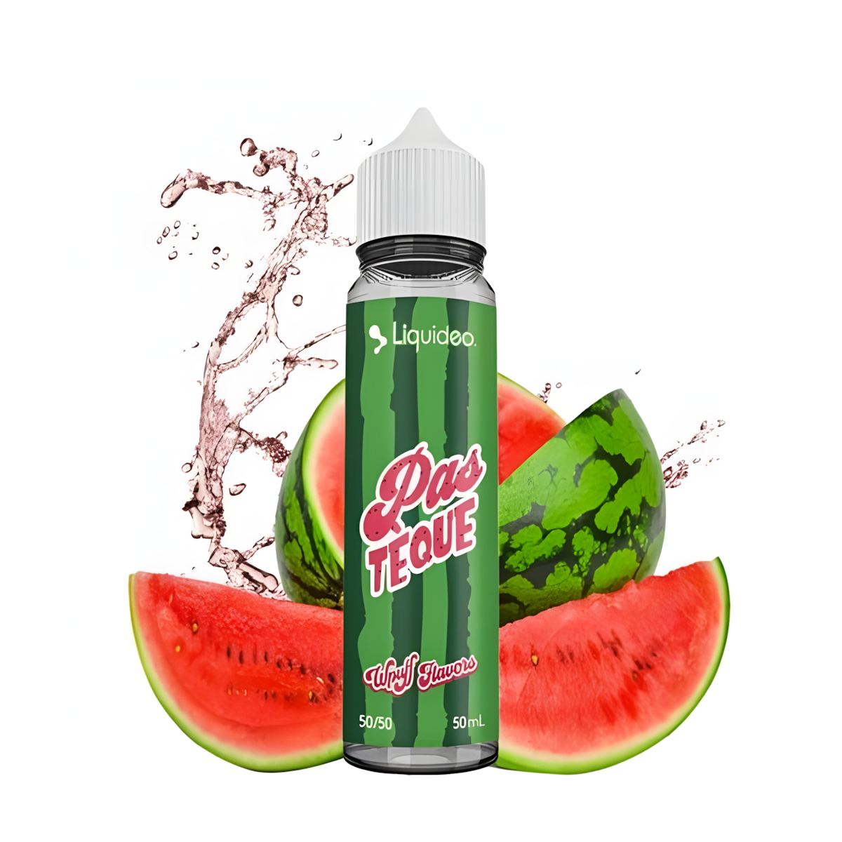 Flacon E-liquide Pastèque Wpuff Flavors 50ML Liquideo