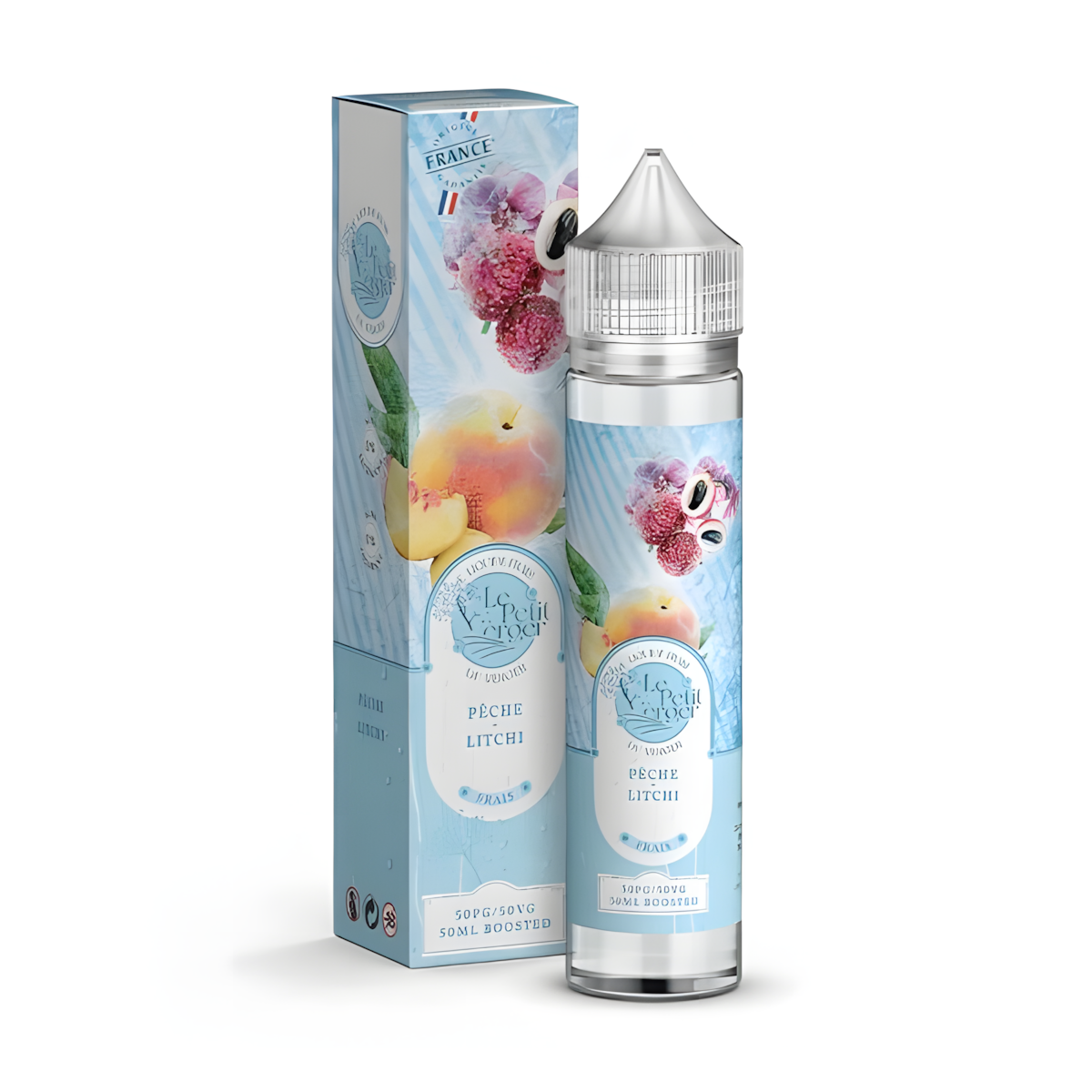 Vapeur fruitée pêche blanche et litchi parfumé