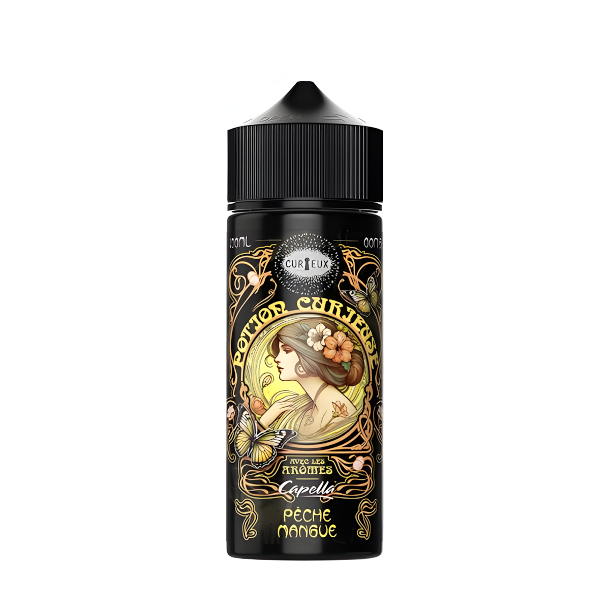 curieux e-liquide peche mangue fruité gourmand