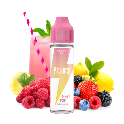e liquide pinky pop t juice 50ml citron limonade fruits rouges
