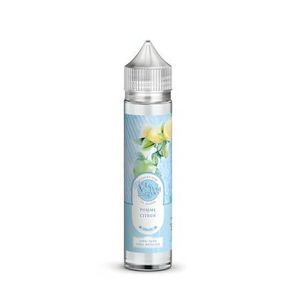 Flacon e-liquide 50ML Pomme Citron – Le Petit Verger