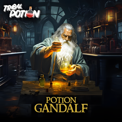 Flacon E-Liquide Gandalf Pêche Ananas Mangue Passion et Fruits Rouges 50ML