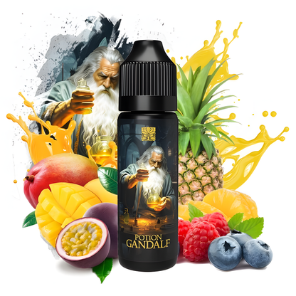 E-Liquide Gandalf Pêche Ananas Mangue Passion et Fruits Rouges 50ML Tribal Force sans nicotine