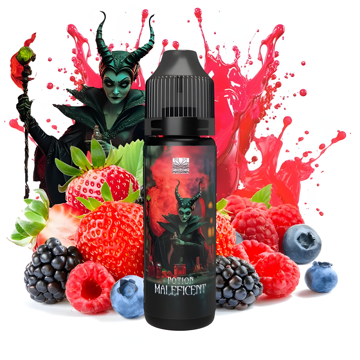 E-liquide Maleficent 50ml Tribal Force saveur fruits rouges givrés