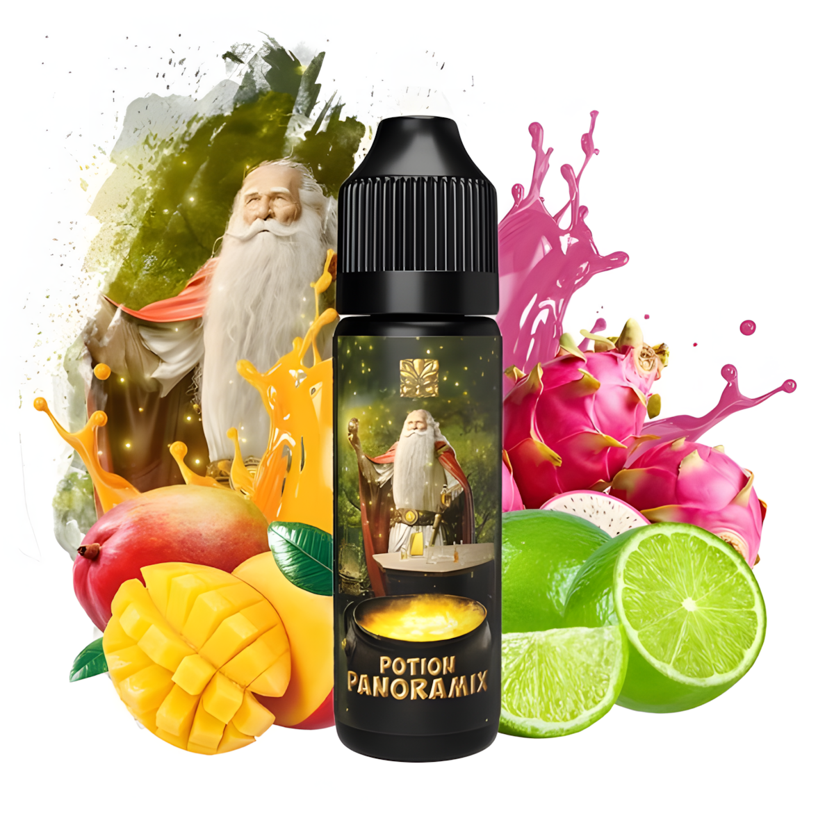 E-Liquide Panoramix Passion Citron Vert et Mangue 50ML Tribal Force sans nicotine