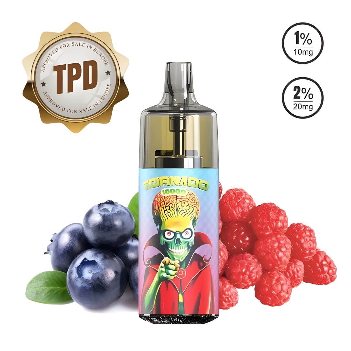 Vape Jetable Framboise Myrtille