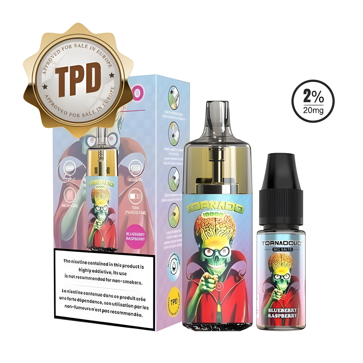 Experience Vape Framboise Myrtille