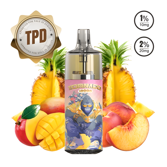 Puff Tornado 10K pêche mangue ananas