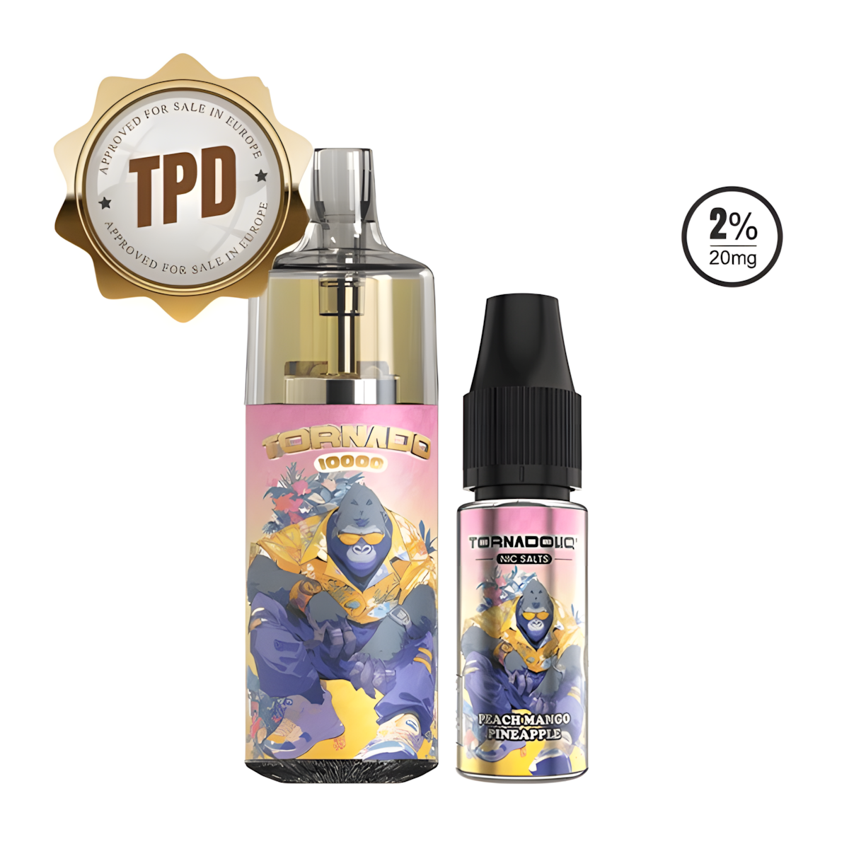 Puff 20MG pêche mangue ananas