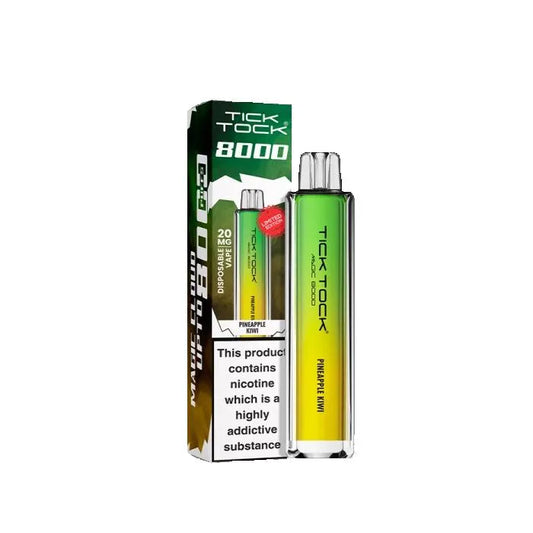 Puff Tick Tock Magic 8000 Ananas Kiwi Pineapple Kiwi 20 mg avec boîte et appareil