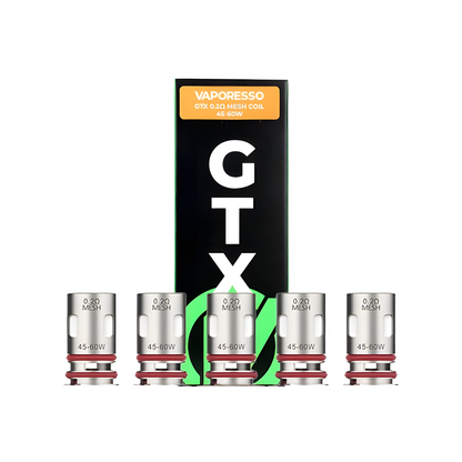 Résistances Vaporesso GTX Mesh (V2) – 5 pièces