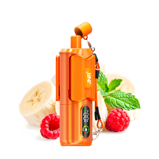 Puff Shishasip 35K JNR banane framboise menthe avec écran intelligent et batterie rechargeable