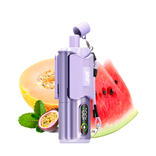 Puff Shishasip 35K JNR pastèque melon passion avec écran intelligent et batterie rechargeable