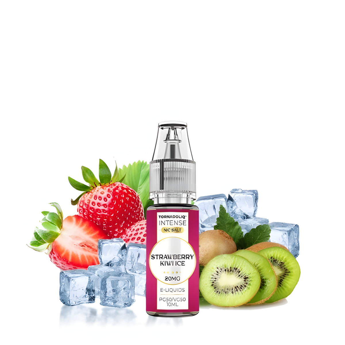E-Liquide Puff 10ML TornadoLiq Fraise Kiwi Glacé