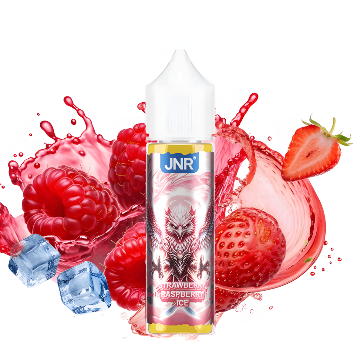 E-liquide JNR Strawberry Raspberry Ice 50ml fraise framboise glacée