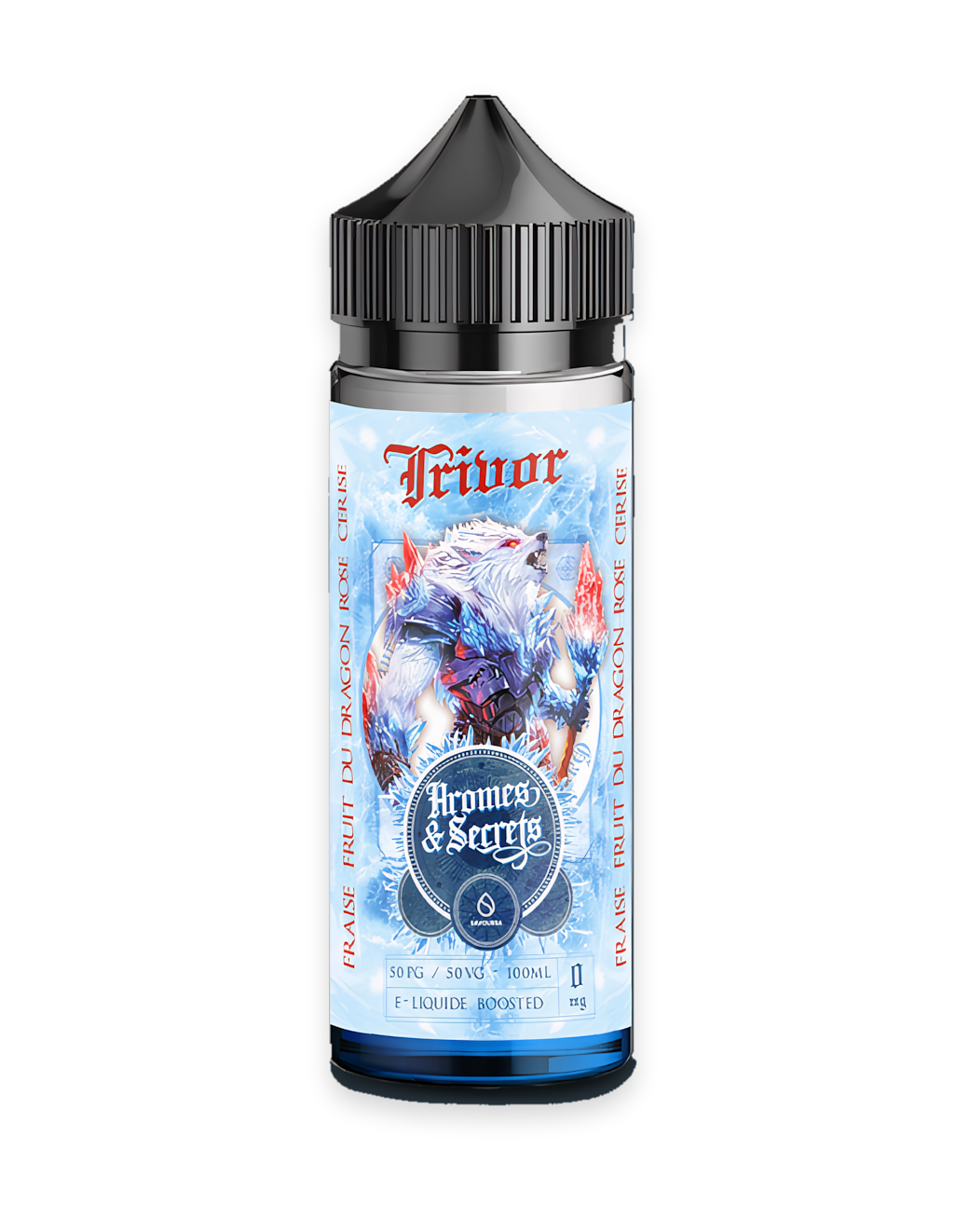 E-liquide Trivor Arômes et Secrets Frais 100ml fraise fruit du dragon rose cerise