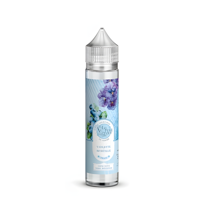 Flacon e-liquide 50ML Violette Myrtille – Le Petit Verger